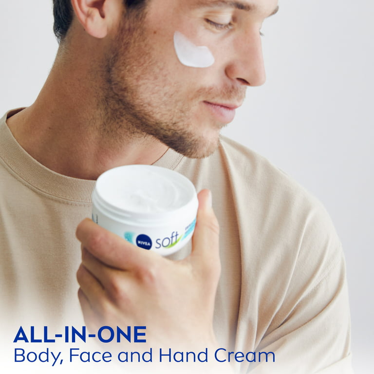 NIVEA Soft Cream, Refreshingly Soft Moisturizing Cream, Body Cream, Hand  Cream, and Face Cream, 6.8 Oz Jar 