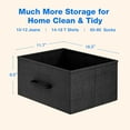 thumbnail image 2 of Dresser with 3 Power Outlets & 2 USB Charging Ports, Wide Dresser 52” for Bedroom with 8 Large Drawers, Chest of Drawers for Bedroom, Living Room, Hallway, Vintage and Black, 2 of 6