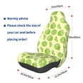 thumbnail image 3 of Yiaed Various Lemons Print Car Seat Covers,Universal Auto Seats Protector Fits for Car,SUV Sedan,Truck,Automotive Seat Covers & Accessories, 3 of 5