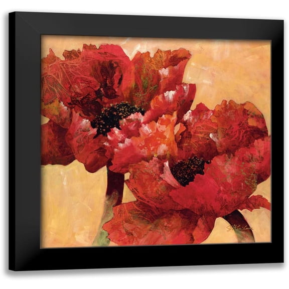 Kamikura, Joyce 12x12 Black Modern Framed Museum Art Print Titled - Duet