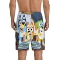 thumbnail image 4 of Lsque Bluey Mens Sleep Pajama Shorts,Short Pajama Pants, Cotton Ultra-Soft Knit-XX-Large, 4 of 9