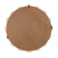thumbnail image 6 of Tcbosik Round Mirror, 36 inch Wavy Vanity Mirror with Wood Frame, Wall Mounted Mirror Decorative, Natural, 6 of 8