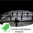 thumbnail image 2 of KAKOWELY 4PCS Durable Triangle Foosball Table Football Table Corner Protector Fit for Most Foosball Tables Green,12.8"X9.06"X0.79", 2 of 5