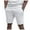 White, variant on Mens Shorts Casual Male Solid Color Shorts Casual Fitness Pantsants Workwear Outwear Mens Sport Shorts Black XL