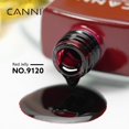 thumbnail image 2 of Esmalte de uñas en gel CANNI Dark Red Jelly Sheer Burgundy, 10 ml, 2 of 9