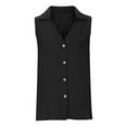 thumbnail image 7 of Posijego Womens Business Tank Tops V Neck Collared Sleeveless Button Down Shirtss Dressy Casual Tank Top, 7 of 7