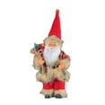 thumbnail image 1 of 9 Inch Standing Santa Claus Ornament  Holiday Decoration(Watermelon Red), 1 of 6