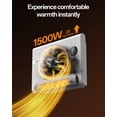 thumbnail image 3 of Calentador de pared Arecovas 1500 W PTC Fast Heating para uso en interiores, 3 of 9
