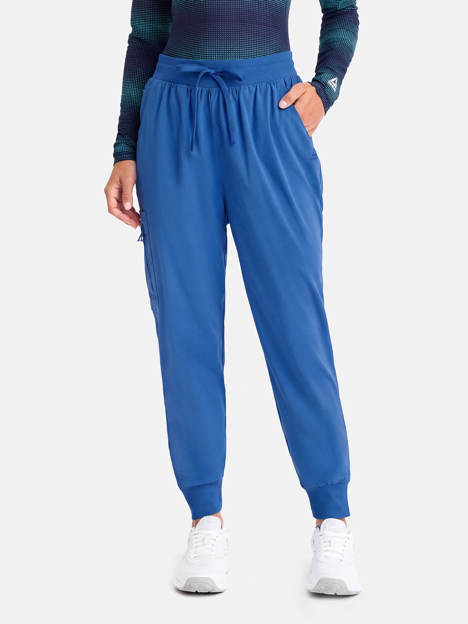 Reebok Women's Tech Comfort 4 Pocket Straight Leg Scrub Pants, 1 Pack, Sizes S - 3XL