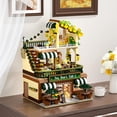 thumbnail image 3 of INSOON City Coffee House Building Set, 1173 Pieces with LED Lights, Cafe Shop Model Toy for Kids, Teens, and Adults Ages 6+, Creative Building Blocks, 3 of 10