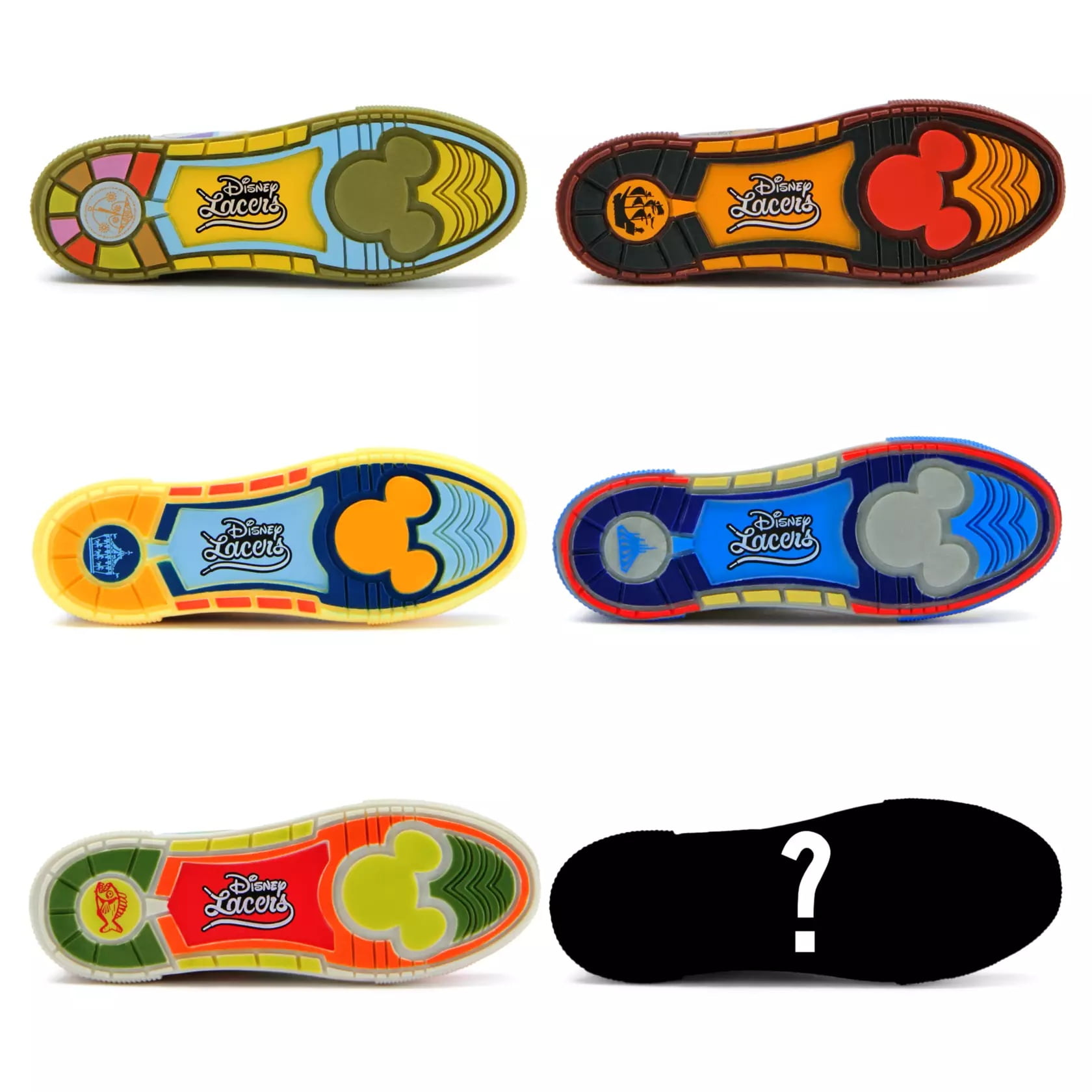Disney Lacers Mini Shoes Mystery Vinyl Collectible 6pc Figure Set – Series Four