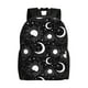 thumbnail image 1 of Disketp Crescent and Stars Mochila Unisex de Apertura Lateral Completa, Mochila para Laptop para Escuela, Trabajo y Viajes, 1 of 8
