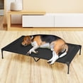 thumbnail image 5 of Elevated Dog Bed for Outdoor, Large Raised Dog Cot with Washable Mesh, Cooling Pet Cot Chew Proof for Outside Camping, 42"x30" Grey, 5 of 7