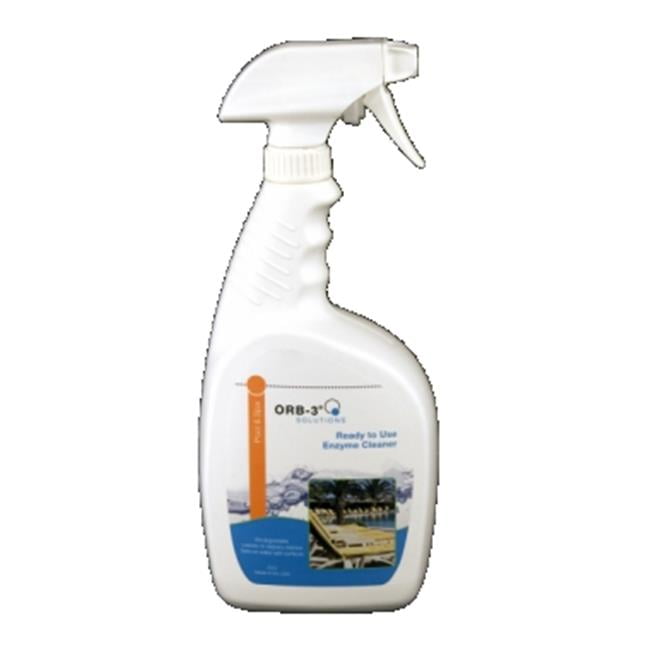 Orb3 A011J5R1Qspry 1 qt Ready to Use Enzyme Cleaner Spray Bottle