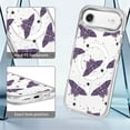 thumbnail image 3 of Magnetic Case for iPhone 17 Air Design On Clear Base, Compatible with MagSafe Slim Protective Soft TPU Bumper Phone Cover Women Girls Case for iPhone 17 Air Clear Celestial Moth Butterfly, 3 of 7