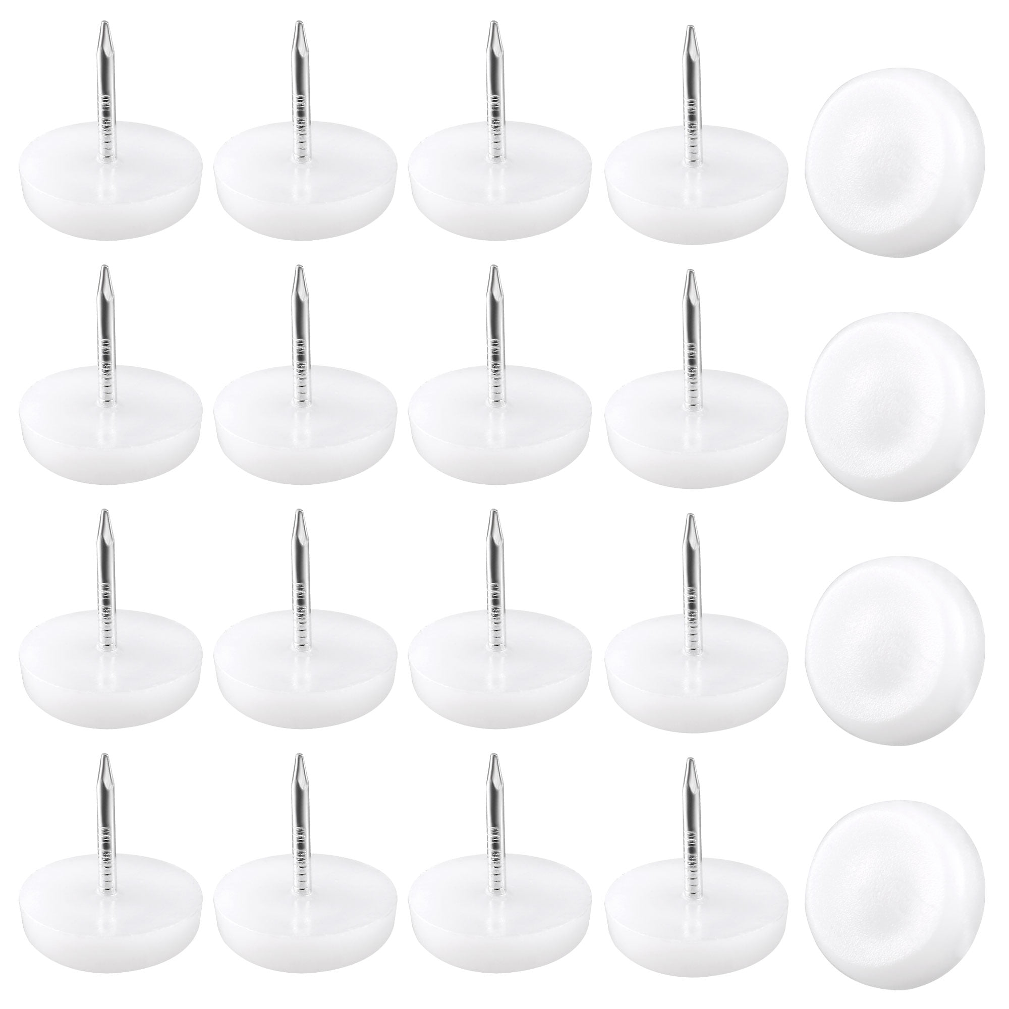 Uxcell Furniture Fittings Plastic Floor Protector Table Feet Glide Nail