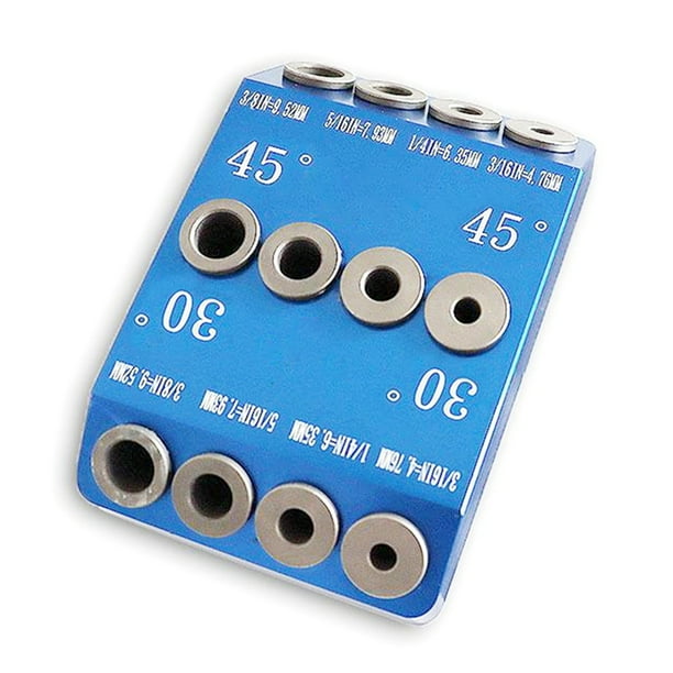 30 45 90 Angled Drill Guide Jig for Cable Railing Screw Kit Wood Post