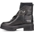 thumbnail image 3 of Sam Edelman Linds Black Front Zipper Round Toe Block Heel Zipper Chelsea Boots (Black, 8), 3 of 6