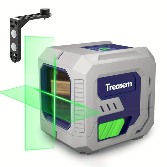 Self leveling Laser Level tool Green Cross Line 100ft, Line Laser Level with 3 Brightness Adjustment, Self leveling Mode, laser level for picture hanging,construction etc
