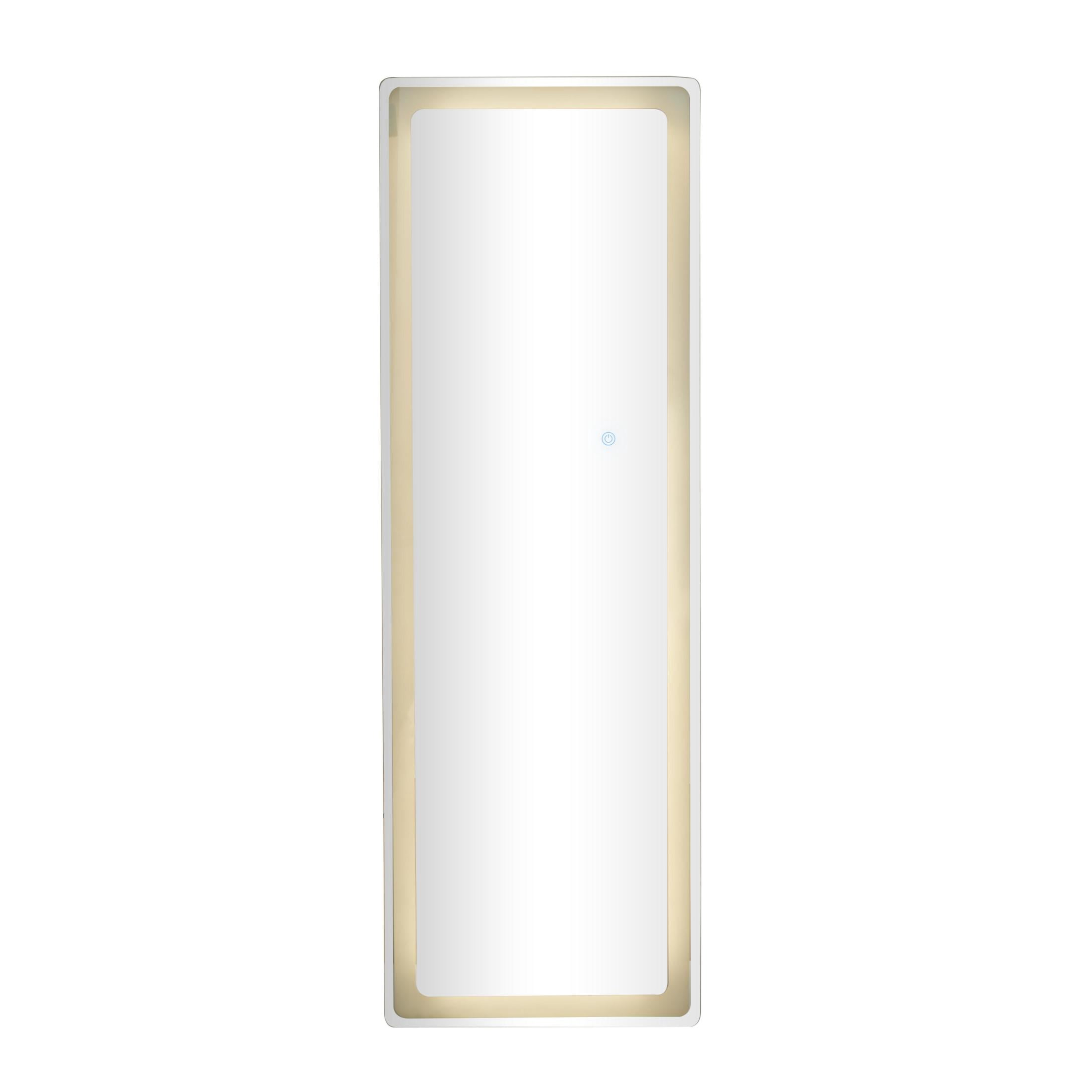DecMode 20" x 59" Silver LED Mirror