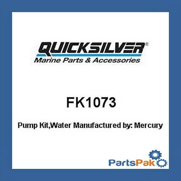 New Mercury Mercruiser Quicksilver Oem Part # Fk1073 Pump Kit-Water