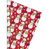 Holiday Time 30" Wide 4 Rolls HoHoHo Gift Wrapping Paper