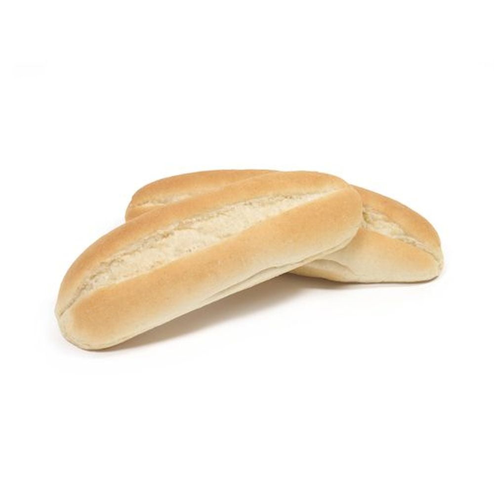 Rotellas Italian Bakery 8 inch Large Split Top Solid Hoagie Bread, 6 count -- 6 per case