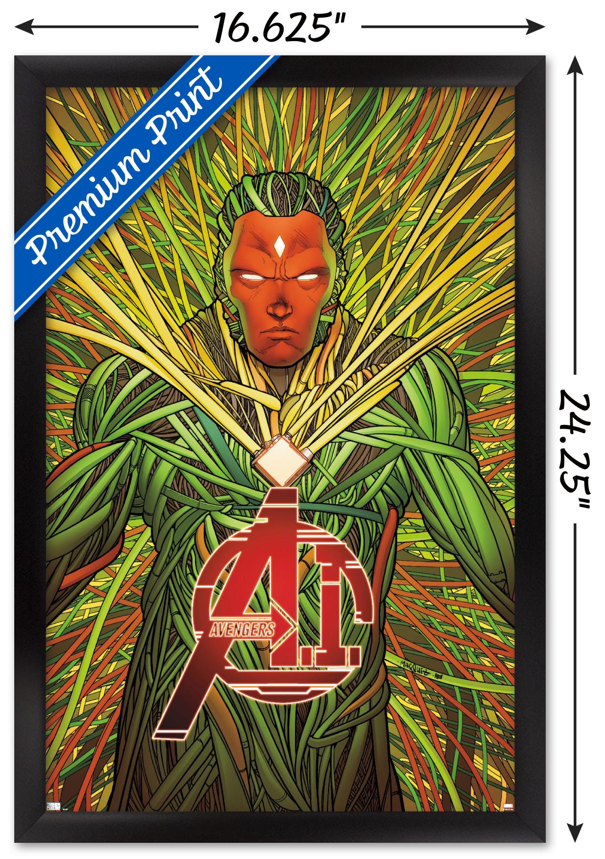 Marvel Comics - Vision - Avengers A.I. #8 Wall Poster, 14.725" x 22.375", Framed
