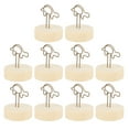 thumbnail image 4 of Soporte para números de mesa con forma de tortuga, soporte Vertical para tarjetas, Simple, bonito con Base de registro, Clips para Tarjeta De Nombre para mesa, 10 Uds., 4 of 14
