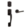 thumbnail image 1 of Weiser Prescott Venetian Bronze Front Door Lock and Handle Set, Deadbolt Lock and Handleset with Reversible Katella Interior Door Handle, Front Door Handles with Lock/Front Door Lock, Home, 1 of 6
