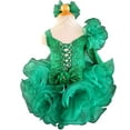 thumbnail image 5 of Jenniferwu G192 Infant Toddler Baby Newborn Little Girl's Pageant Party Birthday Dress (as1, Age, 5_Years, 12_Months, Green), 5 of 5