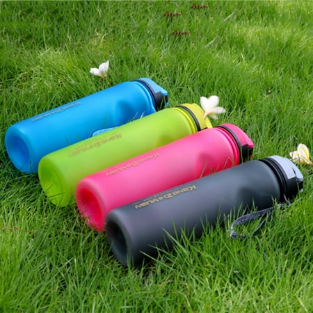 

Sijiali 1L Plastic Sports Water Bottle Space Kettle Fruit Infuser Drinking Jar Container