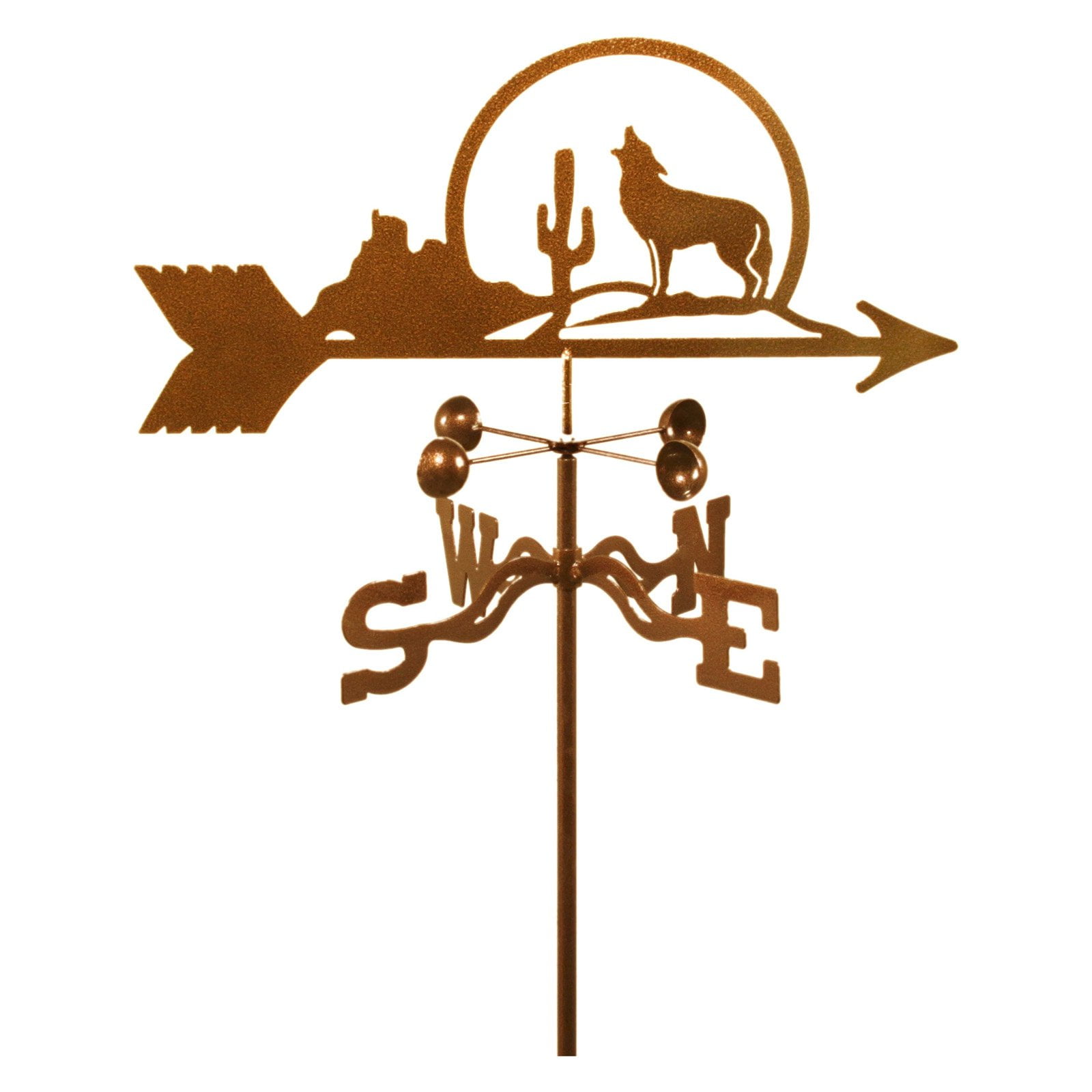 EZ Vane Coyote with Cactus Weathervane by EZ Vane