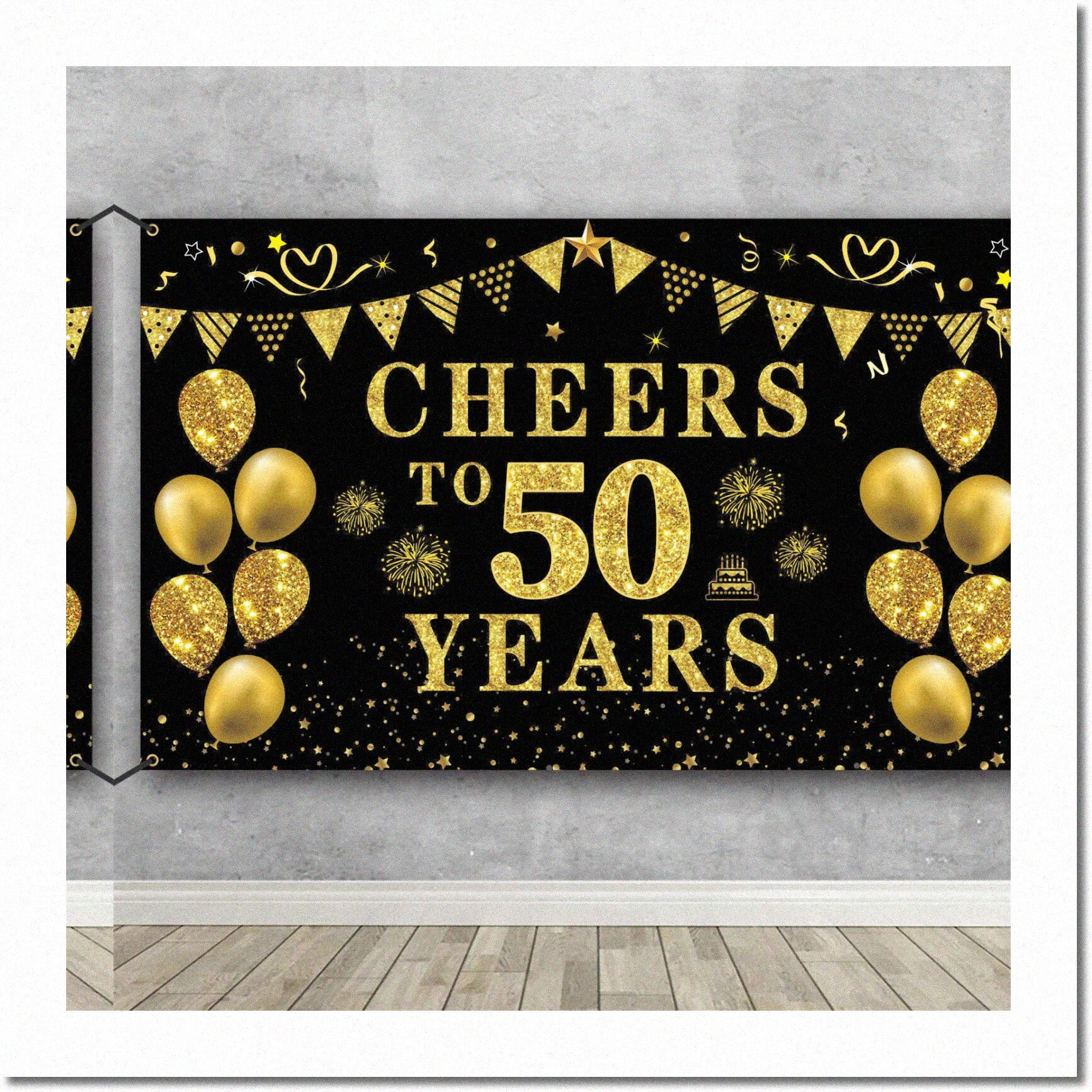 Golden Jubilee Celebration Kit: Glamorous 50th Birthday