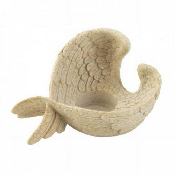 Wings Of Devotion 10019079 Angel Tealight Holder, Blue