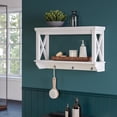 thumbnail image 6 of RiverRidge Home La Crosse 3 Hook Wall Shelf - White, 6 of 10
