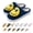 Dark Blue, variant on Smile Face Slippers for Women and Men Comfy Warm Plush Slip-On House Slipper for Winter Indoor Soft Cushion Non-slip Fluffy Slides Couple Slippers Plus Size with Memory Foam