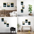 thumbnail image 2 of Cuadro Decorativo Tríptico Vertical Luna Blanca y Árbol Canvas Revolution Set De 3 Cuadros 30x45 cm, 2 of 5