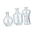 thumbnail image 5 of 3 Pieces Flower Vases Glass Bud Vases Decorative Planter Modern Clear Glass for Home Office Living Room Decor, 5 of 9