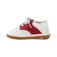 thumbnail image 3 of Wee Squeak Rory Red Saddle Oxford Shoe Size: 3, Color: Red/White, 3 of 8