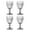 Type E, variant on Giaone Set of 4 Colored Glass Champagne Goblets for Weddings and Banquets Beverage Glassware Elegant Juice Drinking Cups