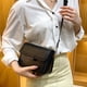 thumbnail image 2 of Cinturón ajustable, negro, perfecto para damas y niñas, bolso de mensajero de cuero PU de moda con bloques de colores para mujeres, 2 of 8