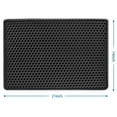 thumbnail image 2 of [US IN STOCK] Cat Litter Mat, Kitty Litter Trapping Mat Box 21 X 14 Inch, Honeycomb Double Layer Design Mats, Urine Waterproof, Scatter Control, Easy Clean, Cat Food Mats Less Waste, 2 of 8