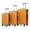 Orange, variant on Alvantor 3 Piece Luggage Sets, ABS Spinner Suitcase with TSA Lock (20"/24"/28", Orange)