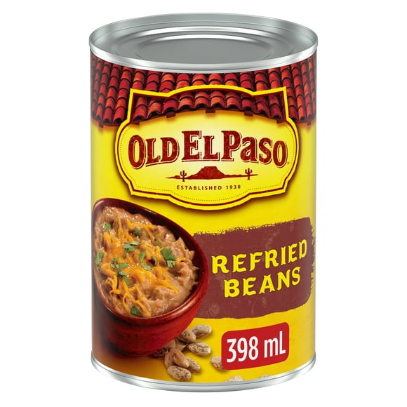 Old El Paso Mexican Refried Beans, Pinto Beans, 398 ml, 398 mL