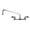 Polished Chrome, variant on 8 in. Widespread 2-Handle Wall Mount Utility Faucet in Polished Chrome