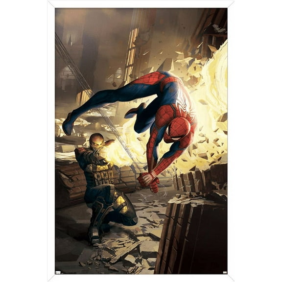 Marvel Comics - Shocker - Amazing Spider-Man #5 Wall Poster, 14.725" x 22.375", Framed