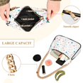 thumbnail image 2 of FORMRS Womens Shoulder Bag with Chain Strap Clutch Purse Cute Tote Handbag, White Retro Pattern, 2 of 7