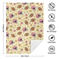 thumbnail image 5 of Football Helmet Beige Pattern Soft Sherpa Fleece Throw Blanket, Warm Cozy Plush Blanket for Sofa Bed Couch, All Season, 60"x80", 5 of 5