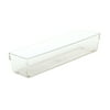 "Interdesign Drawer Organizer Clear Linus 4"" X 16"" 3"" Clear Plastic With Ribbed Bottom"